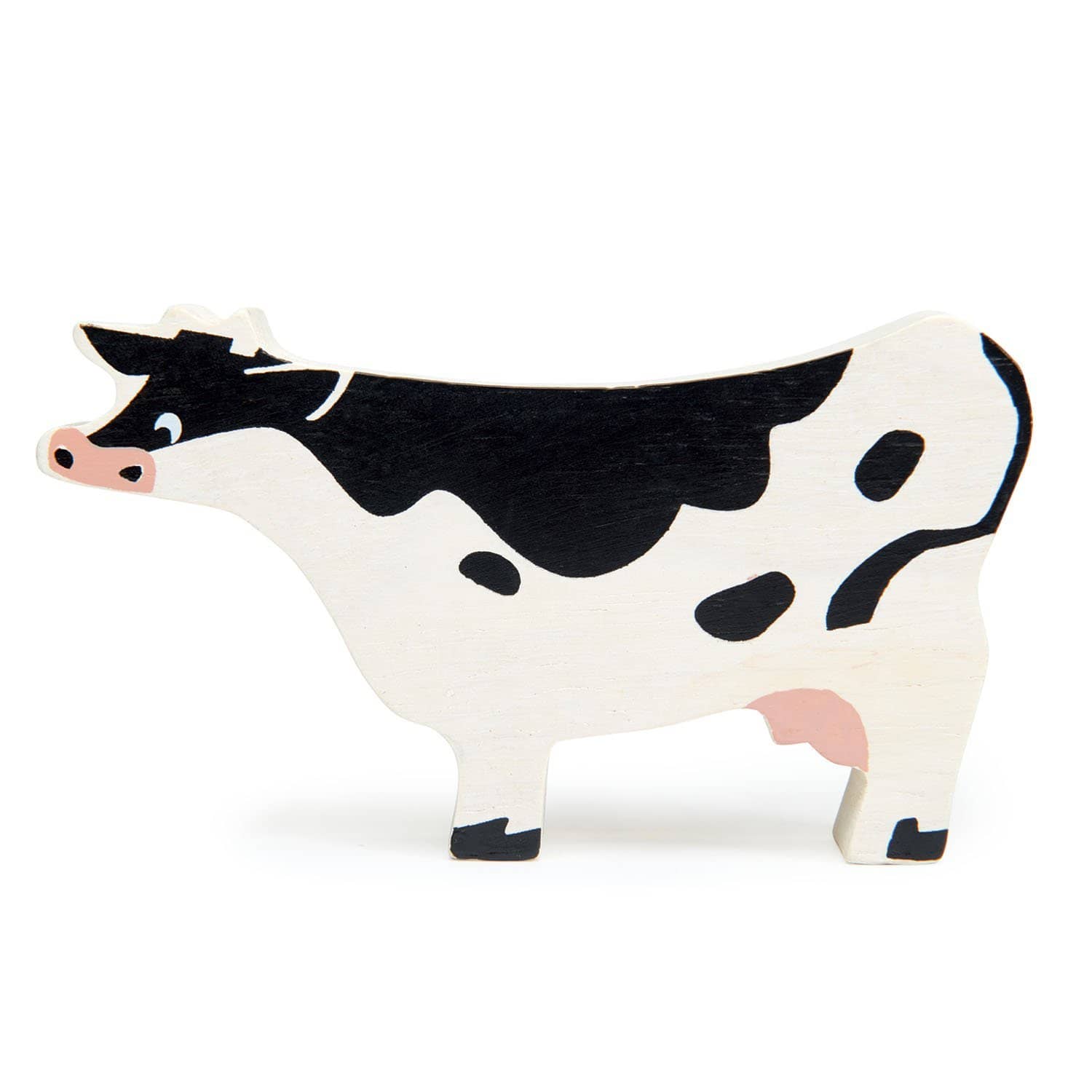 Cow Wooden Figure