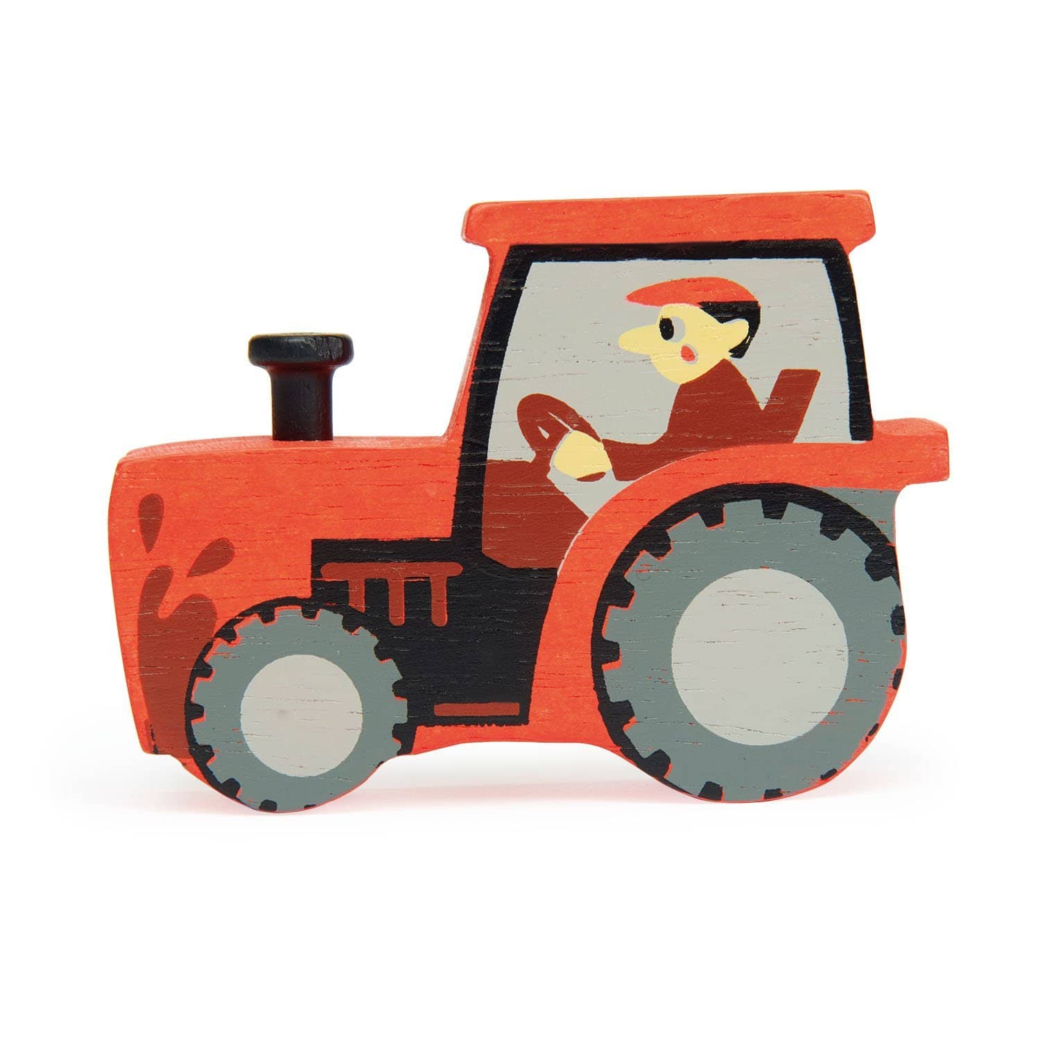 Tractor Wooden Figure