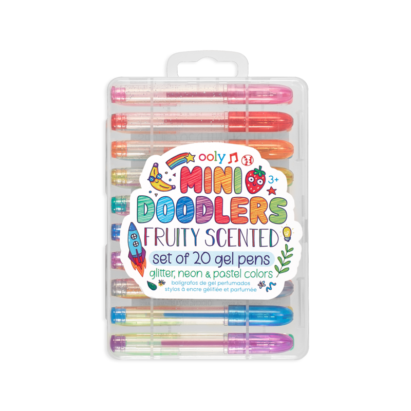 Mini Doodlers Fruity Scented Set Of 20 Gel Pens Arts & Crafts