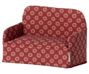 Maileg Mouse Couch Red Dollhouses & Accessories
