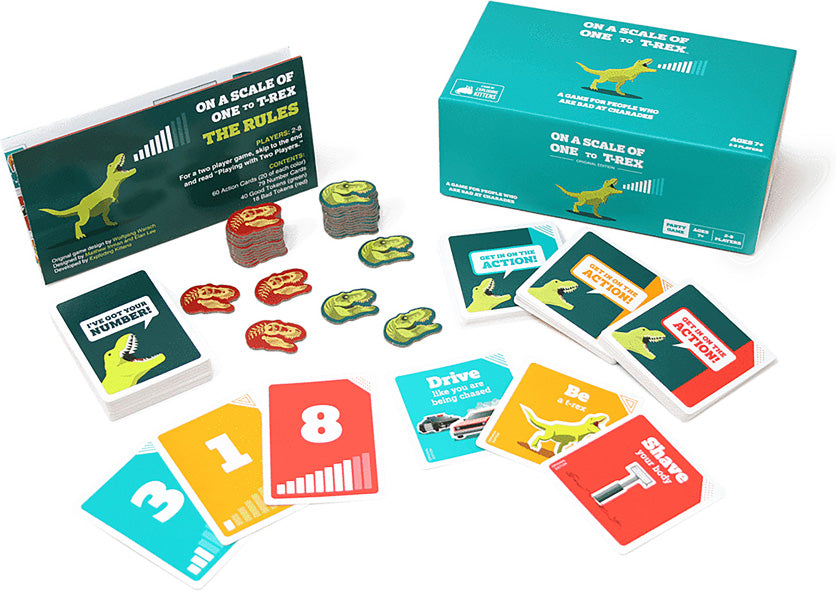 ON A SCALE OF ONE TO T-REX CARD GAME