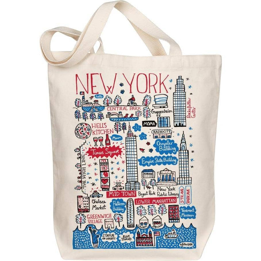 NYC Boutique Map Tote – Kidding Around NYC