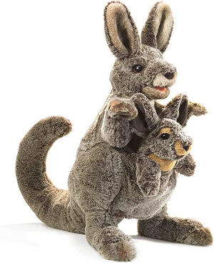 Kangaroo with Joey puppet