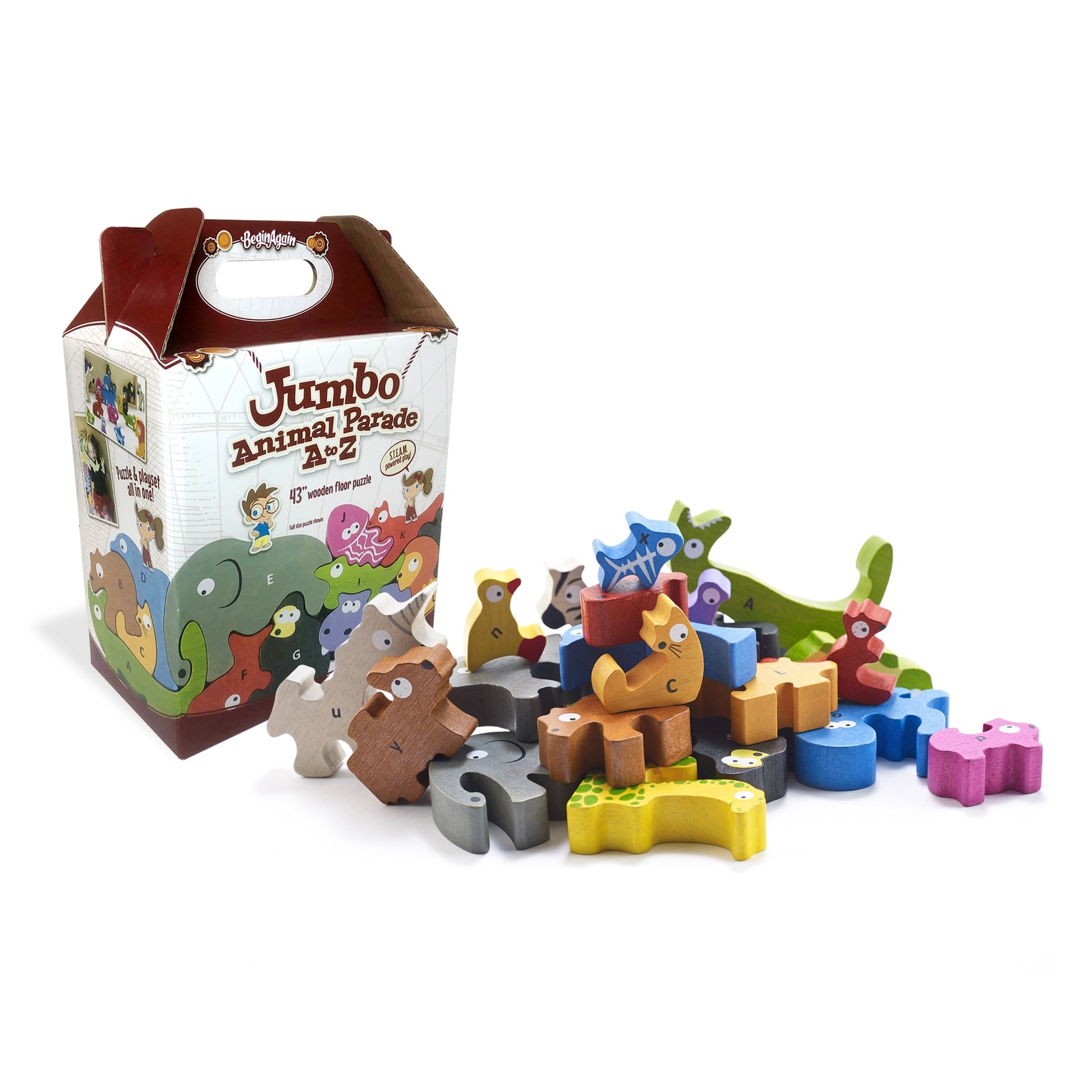 Jumbo Animal Parade A-Z Puzzle
