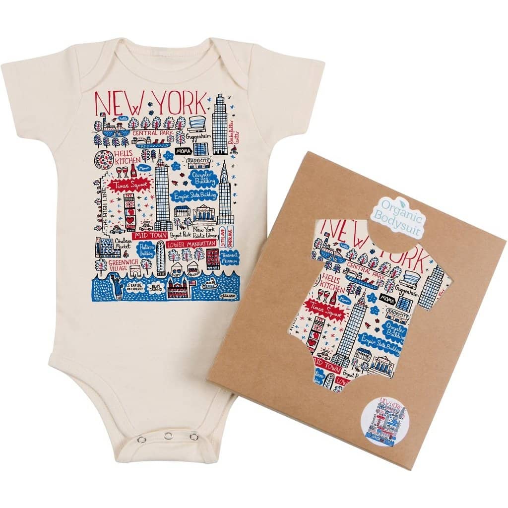 NYC Boutique Map Bodysuit (Organically Made in USA)