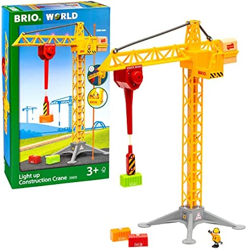 BRIO 33835 Light Up Construction Crane