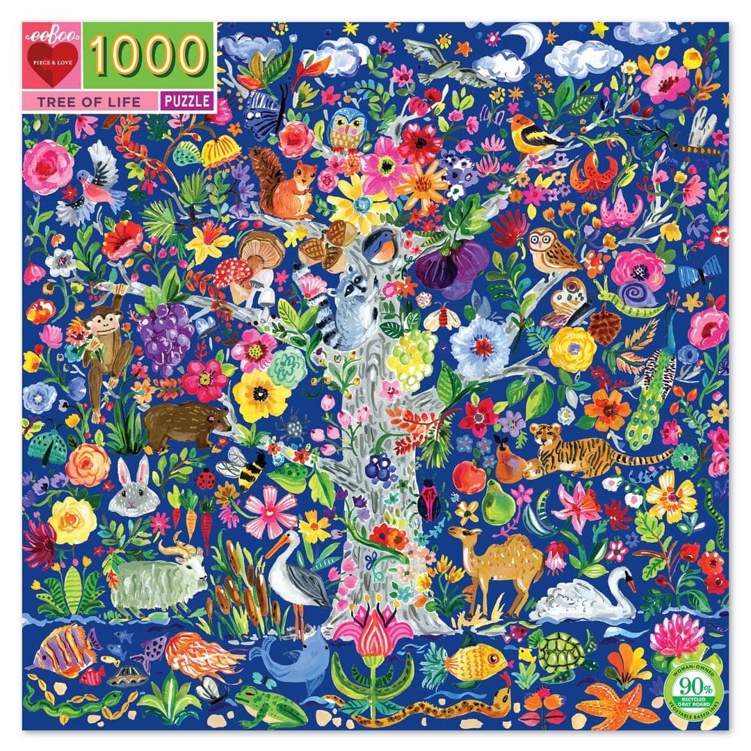 Tree Of Life (1000 Piece Jigsaw Puzzle)-Kidding Around NYC