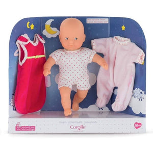 Corolle Good Night My Mini Calin Baby Doll, Pink-Kidding Around NYC