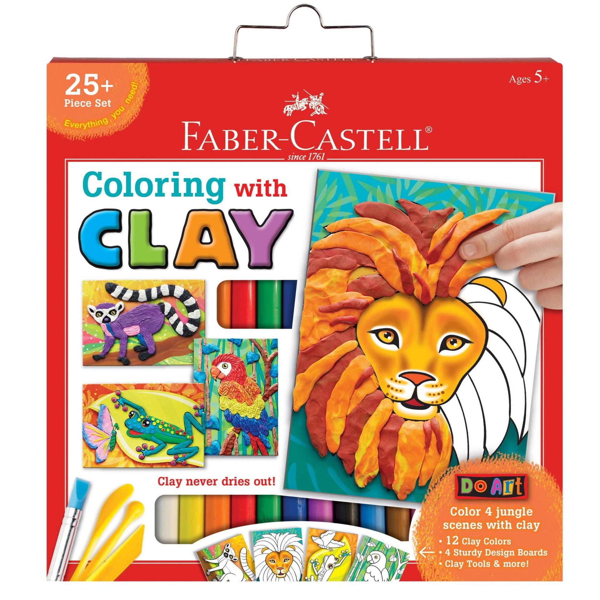 Coloring With Clay: Jungle Animals-Kidding Around NYC