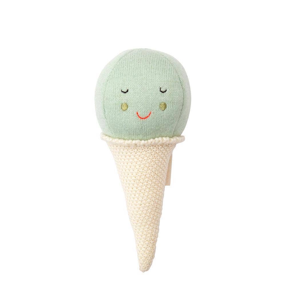 Mint Ice Cream Baby Rattle Kidding Around NYC