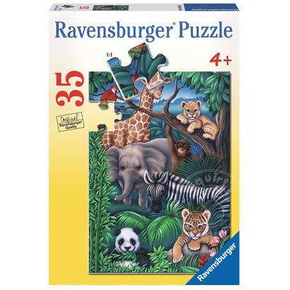 Ravensburger 08601: Animal Kingdom (35 Piece Jigsaw Puzzle)-Kidding Around NYC