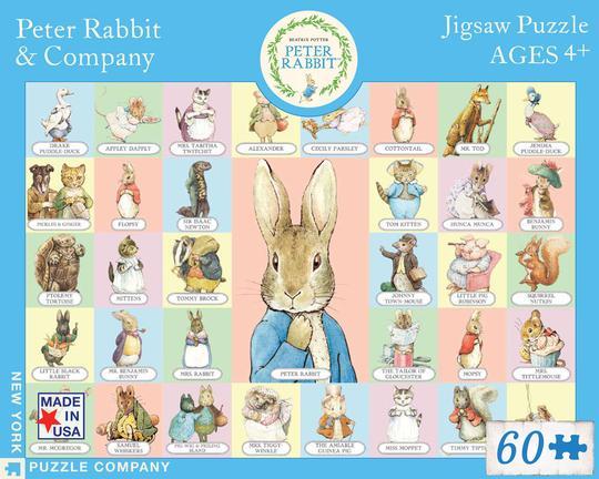Peter Rabbit And Company Puzzle-Kidding Around NYC