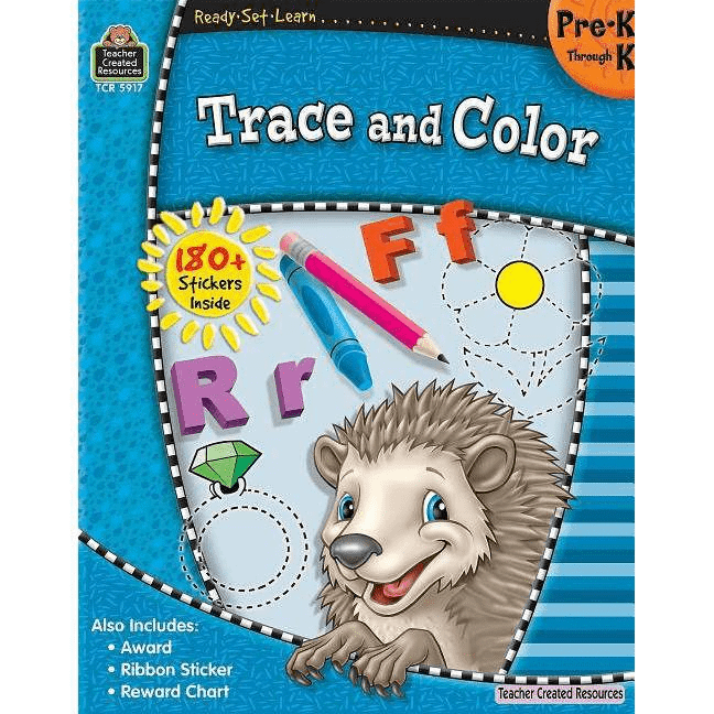 Ready-Set-Learn: Trace And Color Pre-K - Kindergarten-Kidding Around NYC