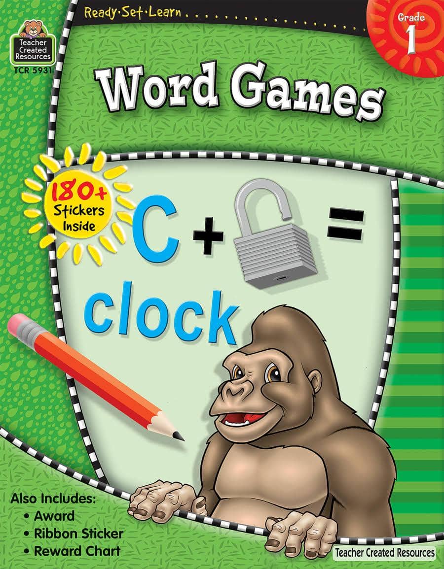 Ready-Set-Learn: Word Games Grade 1-Kidding Around NYC
