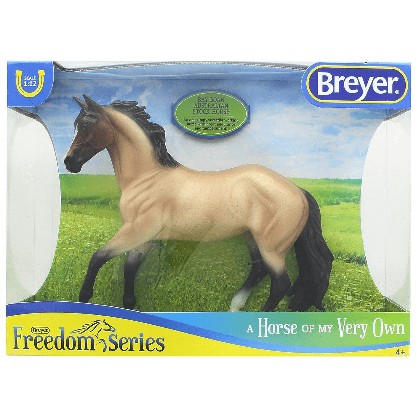 Breyer Freedom Series Bay Roan Australian Stock Horse-Kidding Around NYC