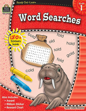 Ready-Set-Learn: Word Searches Grade 1-Kidding Around NYC