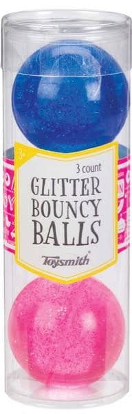 Glitter Bouncy Balls 3Pc-Kidding Around NYC