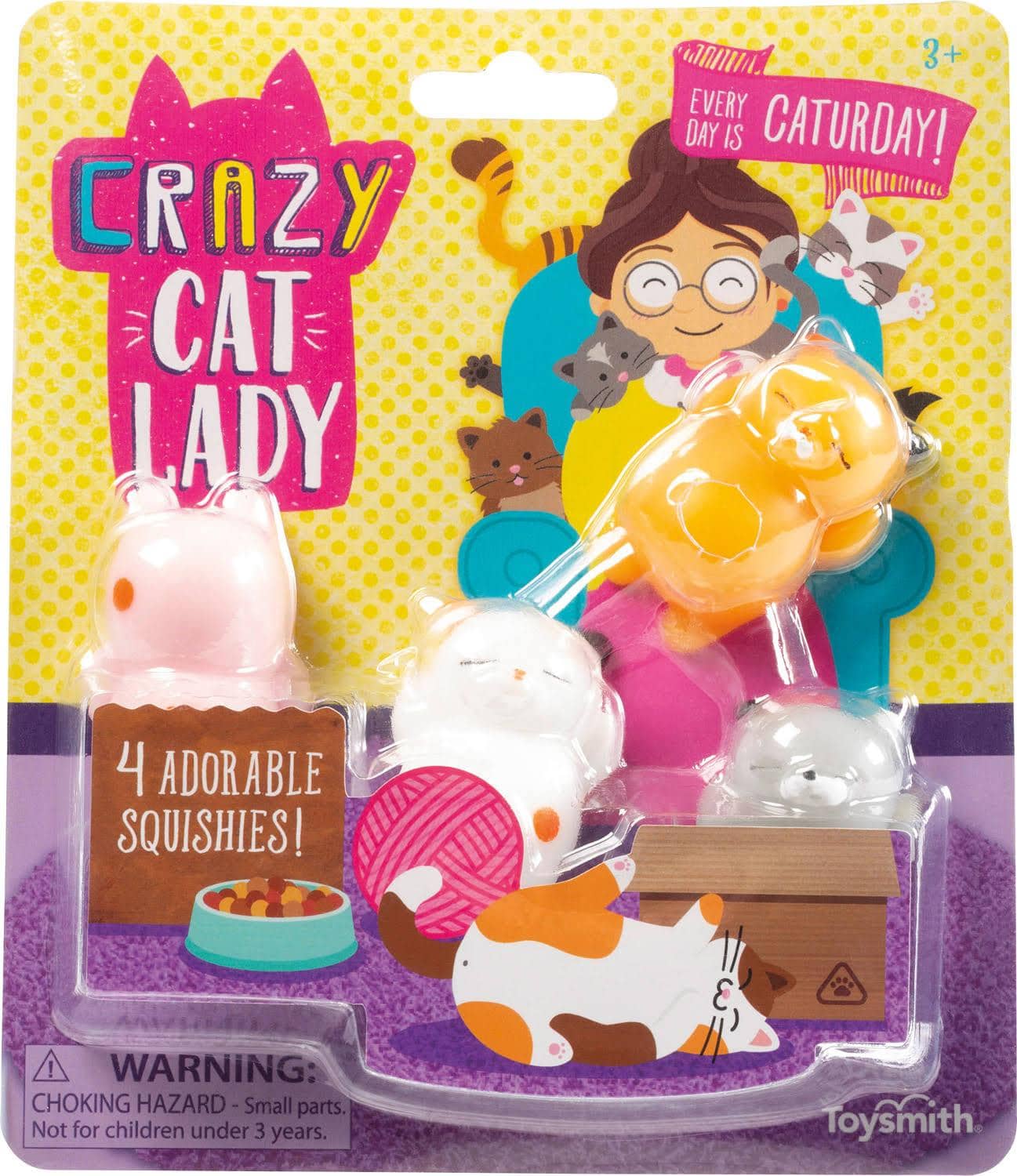 Crazy Cat Lady Squishies-Kidding Around NYC