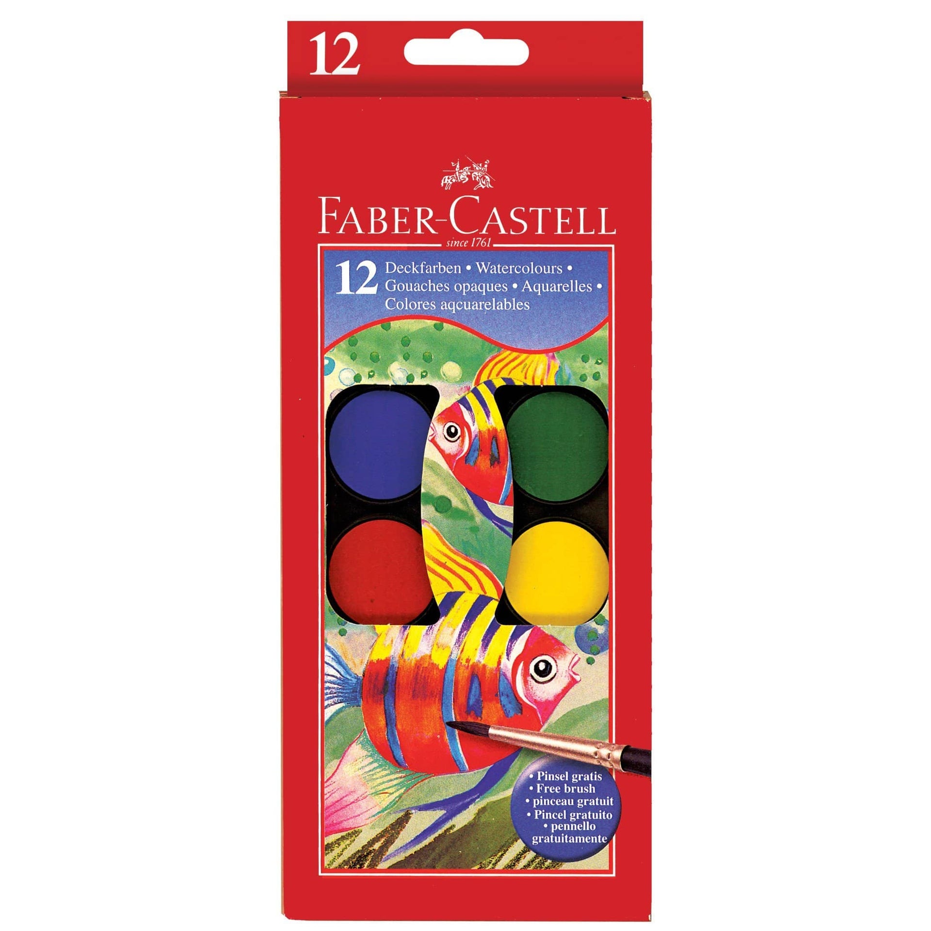 12 CT WATERCOLOR PAINT SET